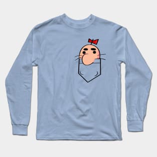 Mr. Saturn Shirt Pocket Long Sleeve T-Shirt